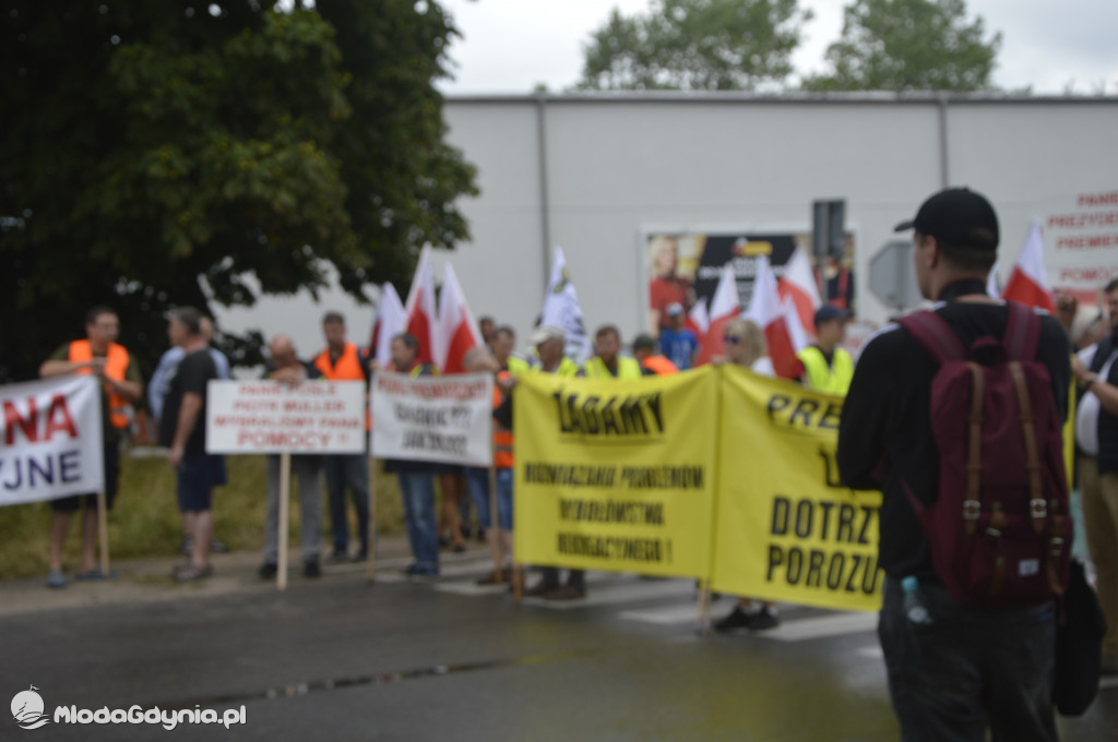 Protest rybaków i rolników we Władysławowie 24.07.2021