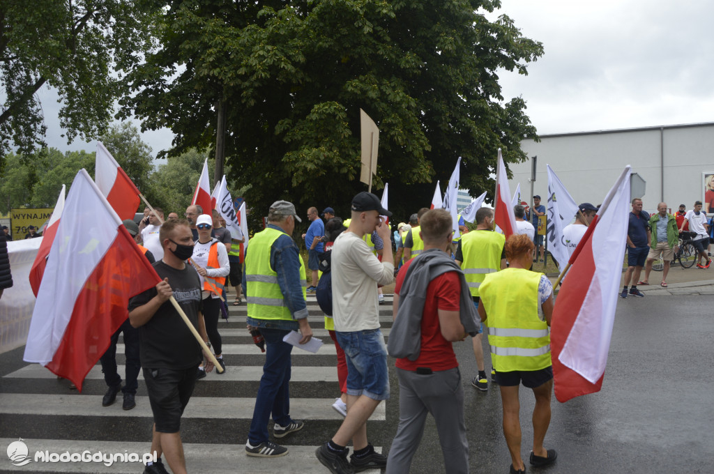 Protest rybaków i rolników we Władysławowie 24.07.2021