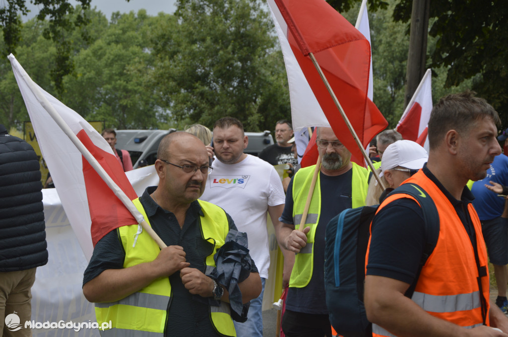 Protest rybaków i rolników we Władysławowie 24.07.2021
