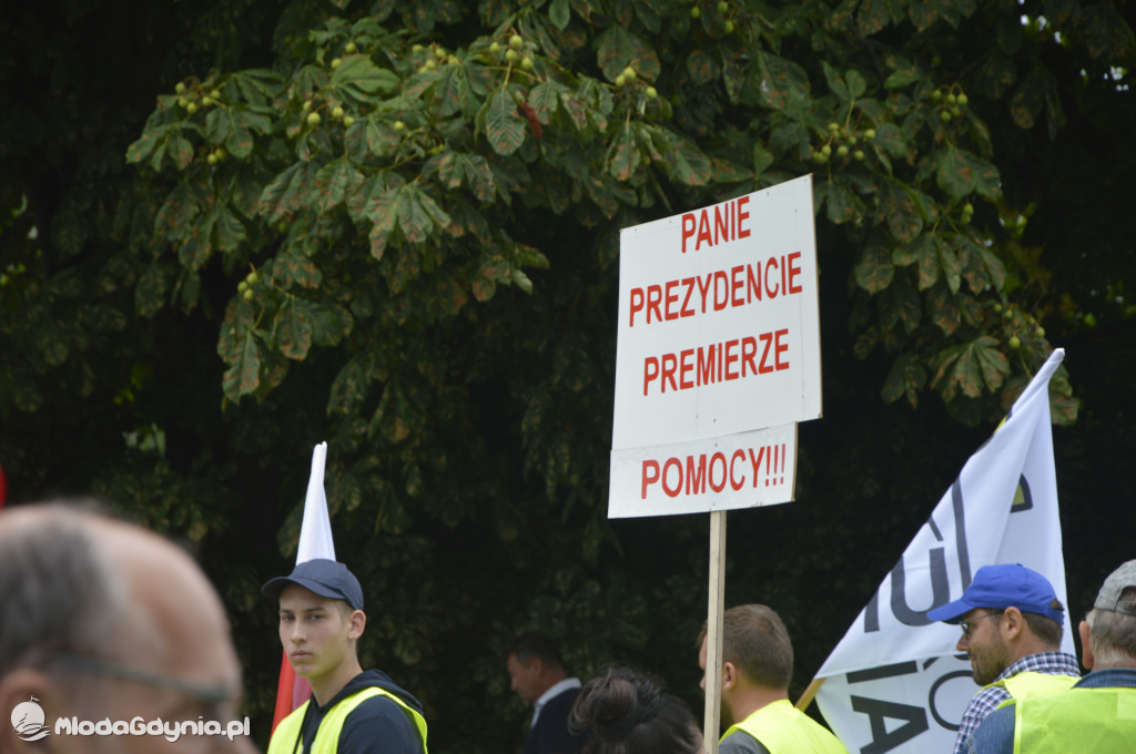 Protest rybaków i rolników we Władysławowie 24.07.2021