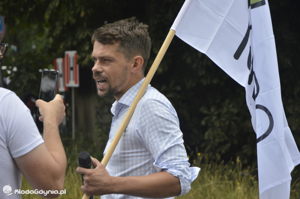 Protest rybaków i rolników we Władysławowie 24.07.2021
