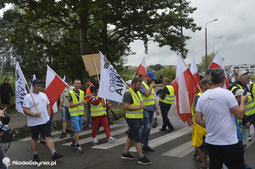 Protest rybaków i rolników we Władysławowie 24.07.2021