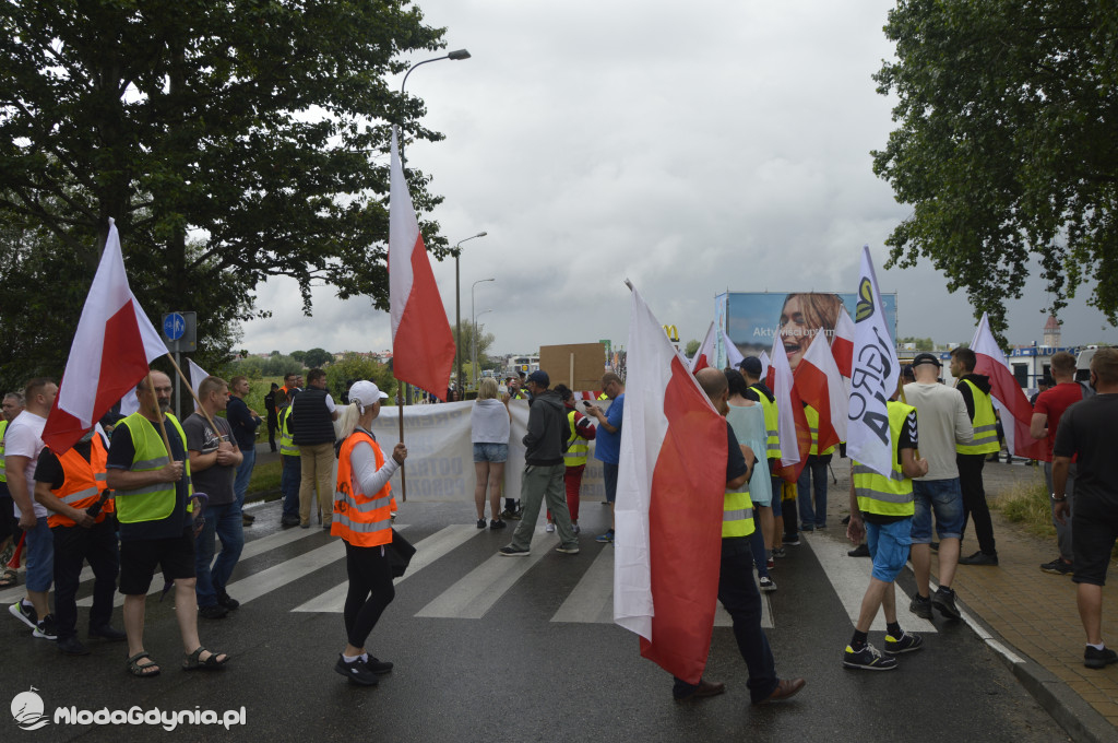 Protest rybaków i rolników we Władysławowie 24.07.2021
