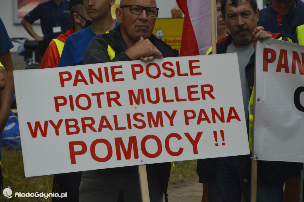 Protest rybaków i rolników we Władysławowie 24.07.2021