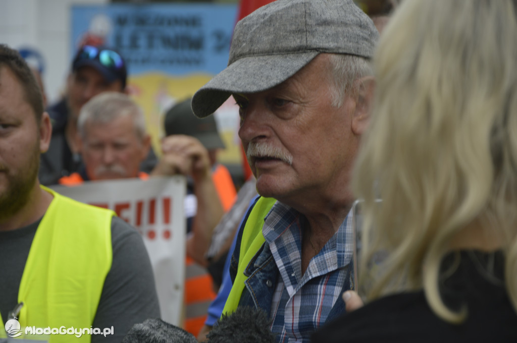Protest rybaków i rolników we Władysławowie 24.07.2021