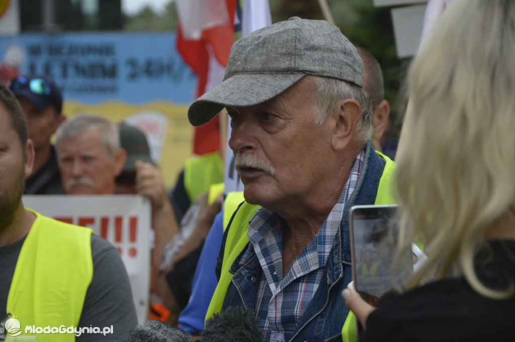 Protest rybaków i rolników we Władysławowie 24.07.2021