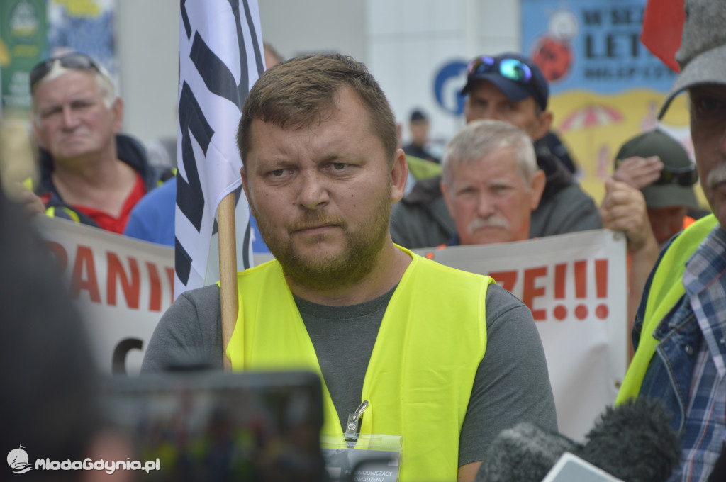 Protest rybaków i rolników we Władysławowie 24.07.2021