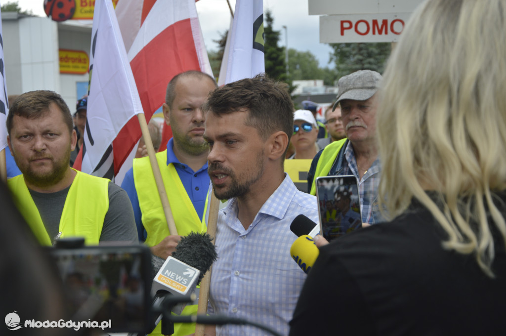 Protest rybaków i rolników we Władysławowie 24.07.2021