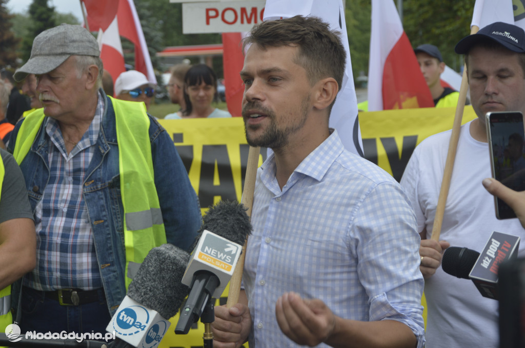 Protest rybaków i rolników we Władysławowie 24.07.2021
