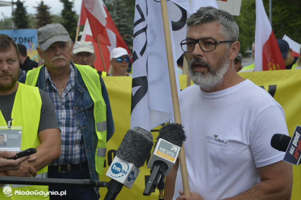Protest rybaków i rolników we Władysławowie 24.07.2021