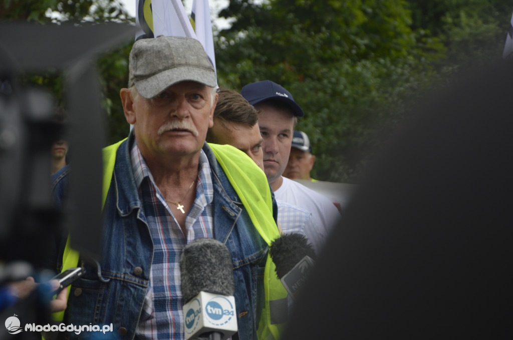 Protest rybaków i rolników we Władysławowie 24.07.2021