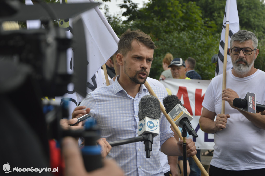 Protest rybaków i rolników we Władysławowie 24.07.2021