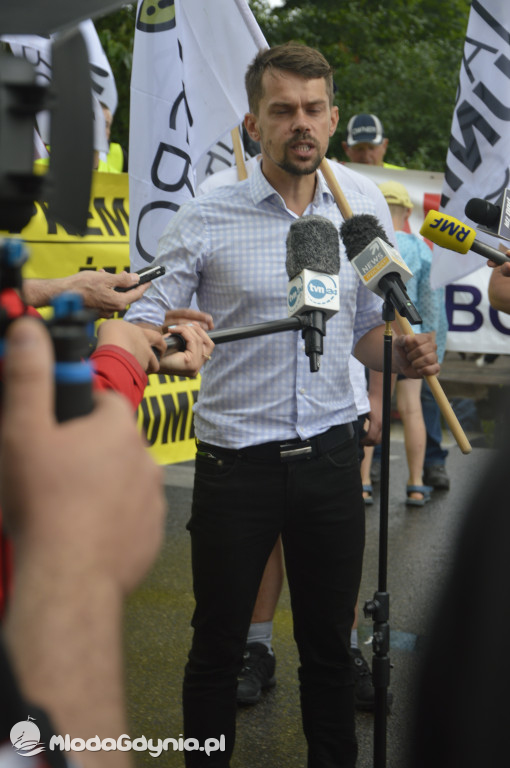 Protest rybaków i rolników we Władysławowie 24.07.2021