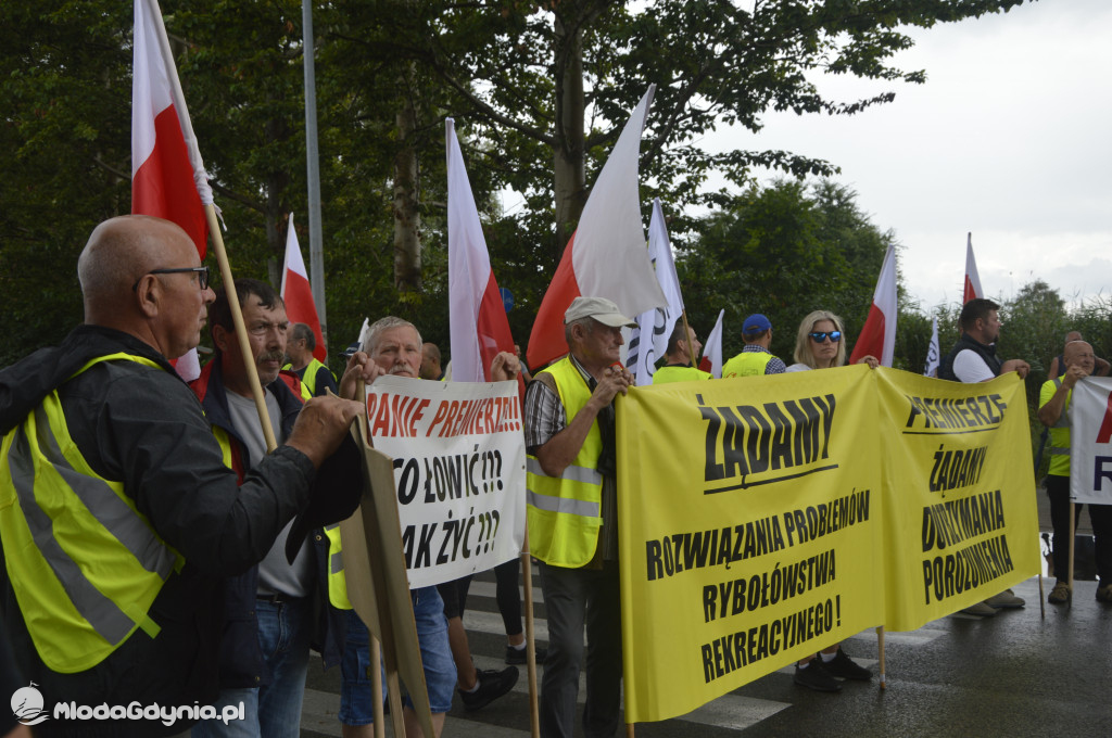 Protest rybaków i rolników we Władysławowie 24.07.2021
