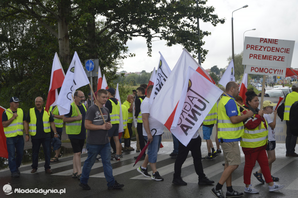 Protest rybaków i rolników we Władysławowie 24.07.2021