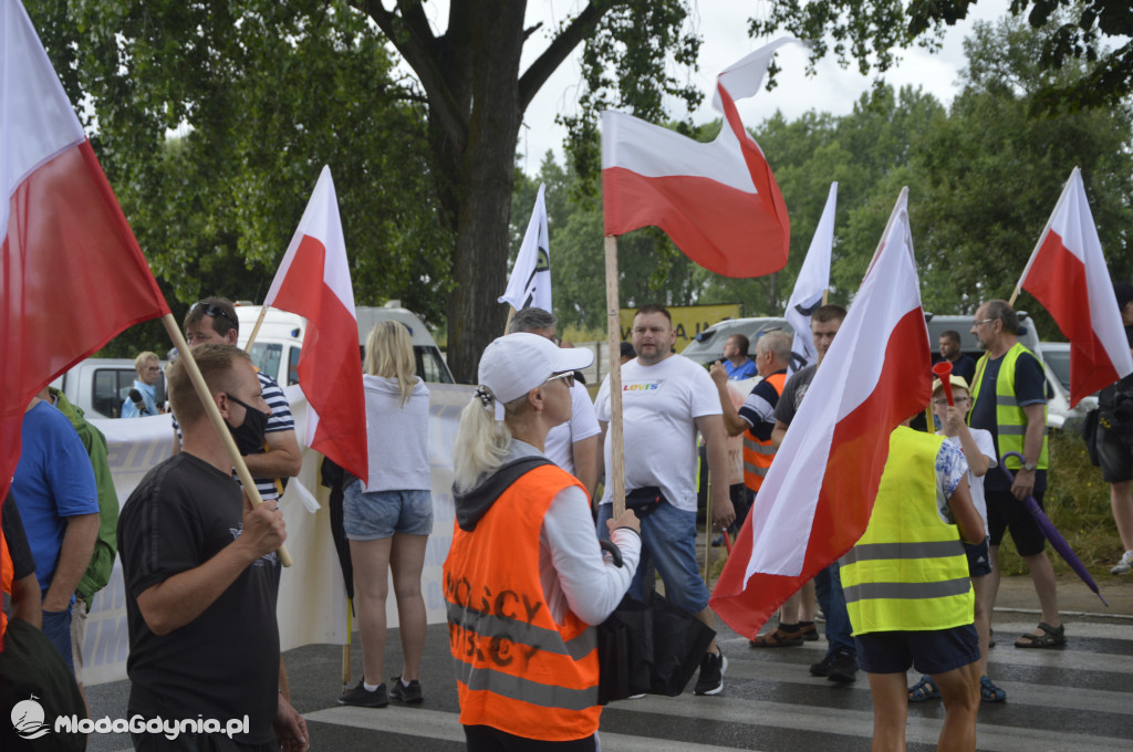 Protest rybaków i rolników we Władysławowie 24.07.2021