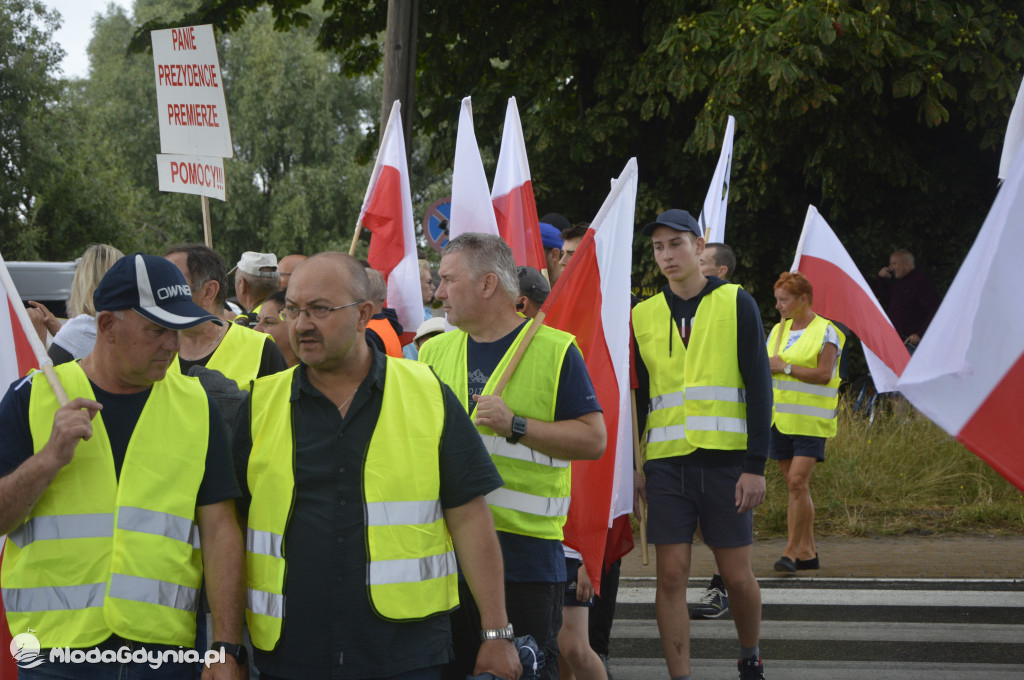 Protest rybaków i rolników we Władysławowie 24.07.2021
