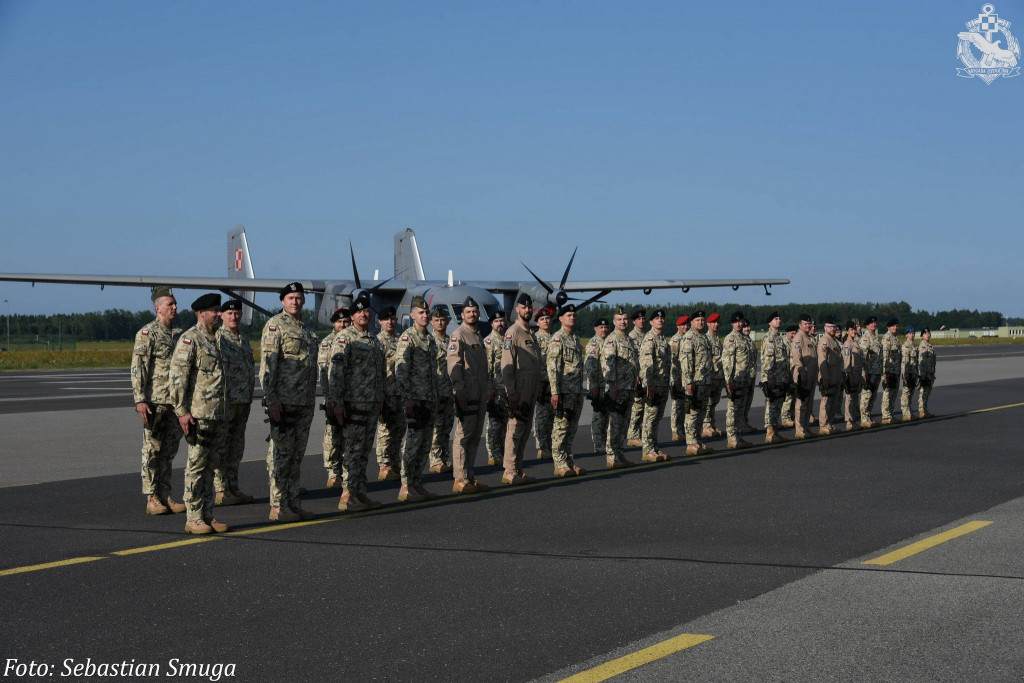 IV zmiana Polskiego Kontyngentu Wojskowego EU IRINI - pożegnanie w Gdyni Babich Dołach