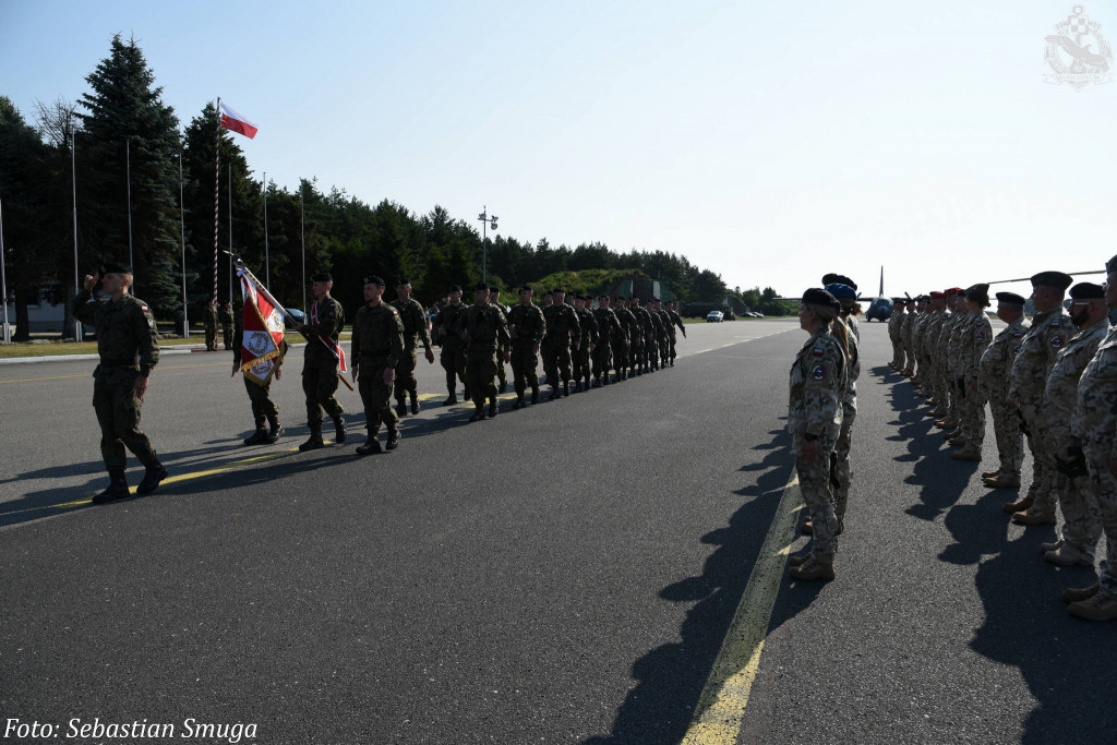 IV zmiana Polskiego Kontyngentu Wojskowego EU IRINI - pożegnanie w Gdyni Babich Dołach