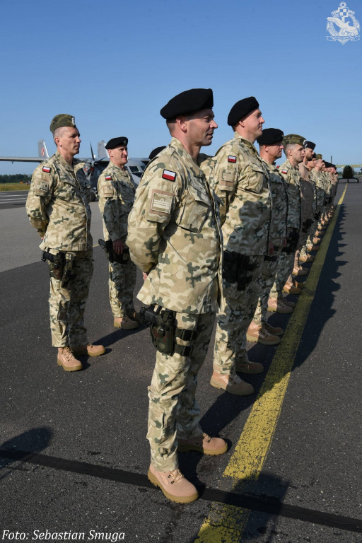 IV zmiana Polskiego Kontyngentu Wojskowego EU IRINI - pożegnanie w Gdyni Babich Dołach