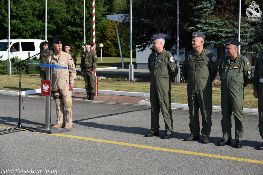 IV zmiana Polskiego Kontyngentu Wojskowego EU IRINI - pożegnanie w Gdyni Babich Dołach