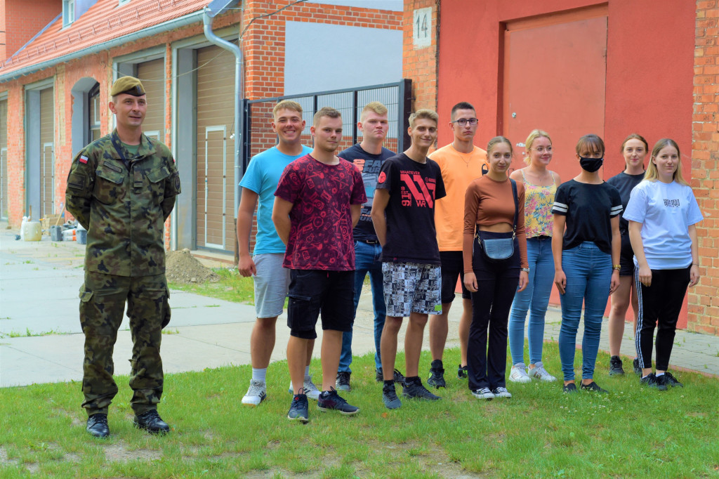 Szkolenie uczniów klas mundurowych z woj. pomorskiego