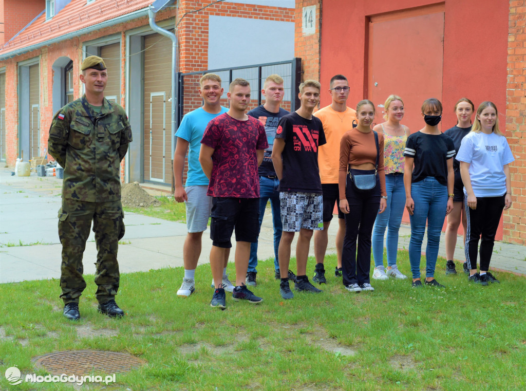 Szkolenie uczniów klas mundurowych z woj. pomorskiego