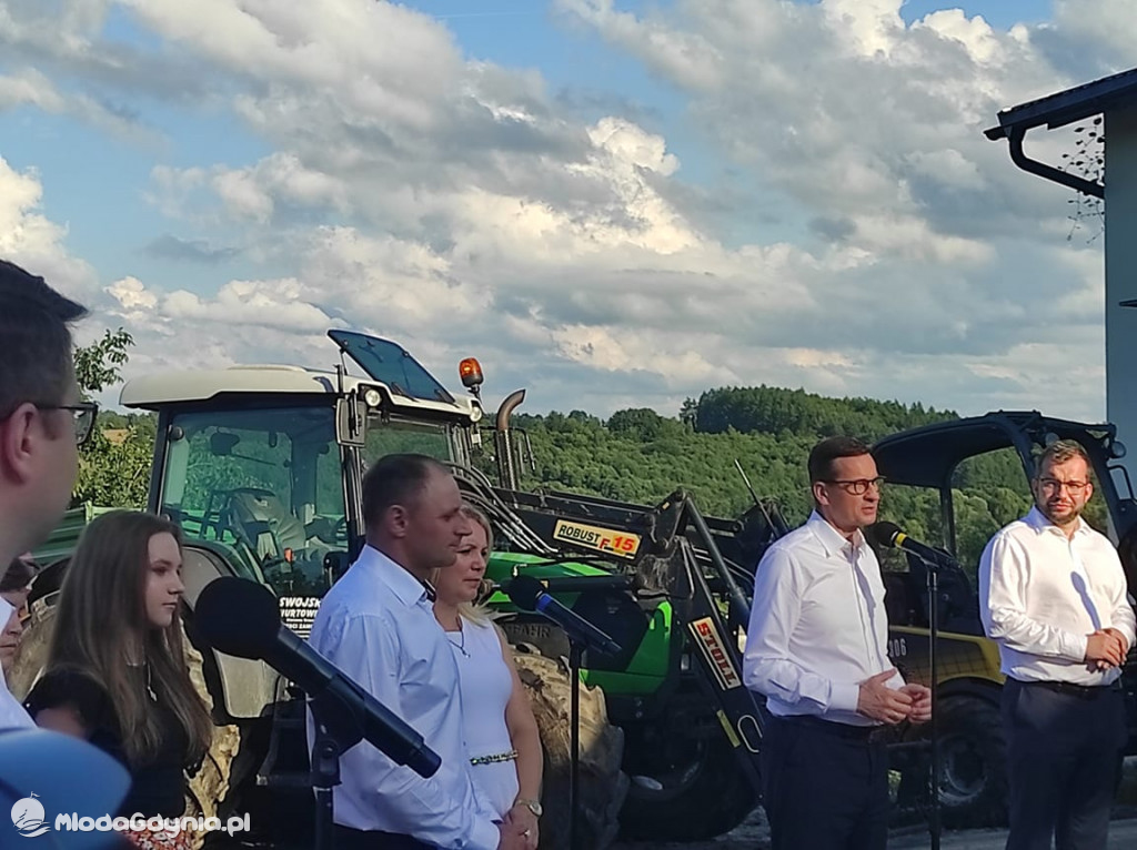 Premier Mateusz Morawiecki na Pomorzu 12.08.2021