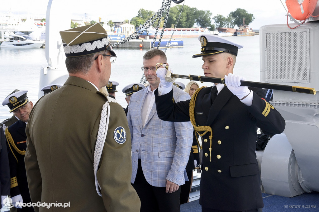 Promocja oficerska na pokładzie ORP Błyskawica