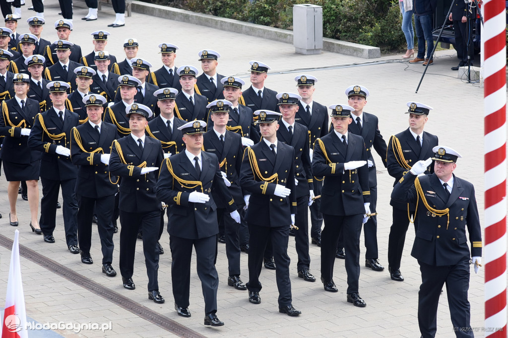 Promocja oficerska na pokładzie ORP Błyskawica