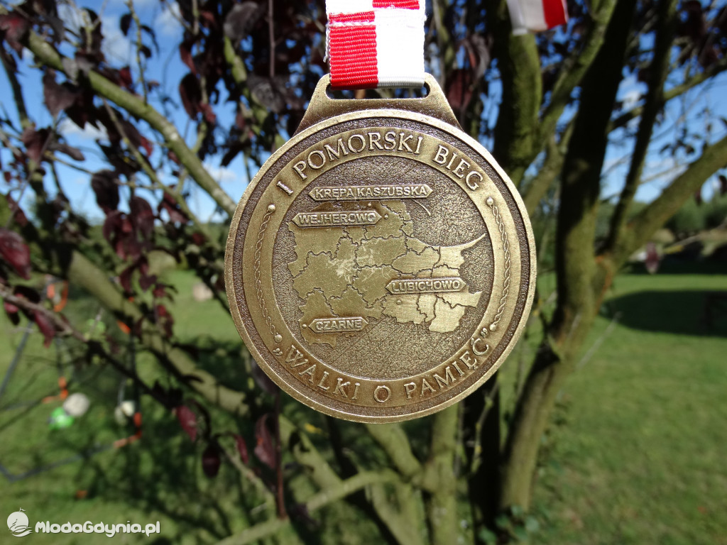 Bieg Inki - Lubichowo 04.09.2021 - bieg i medale