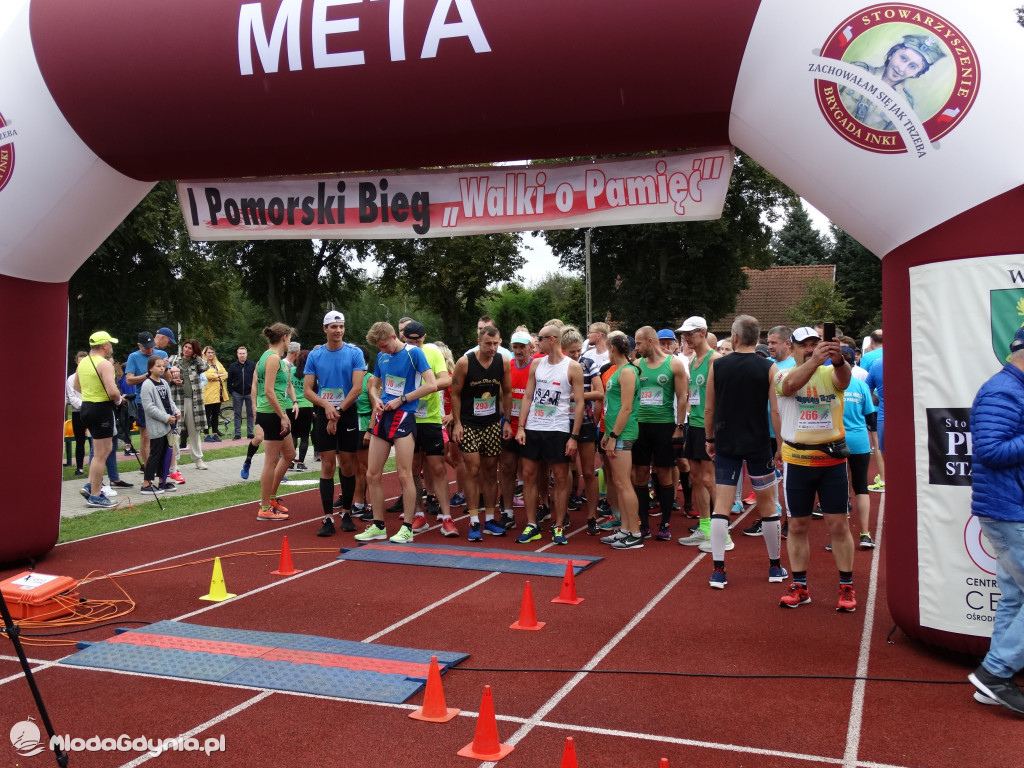 Bieg Inki - Lubichowo 04.09.2021 - bieg i medale