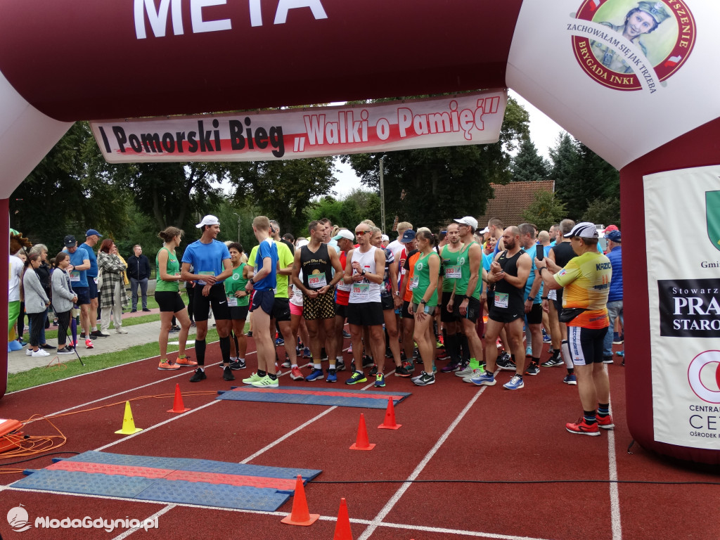 Bieg Inki - Lubichowo 04.09.2021 - bieg i medale