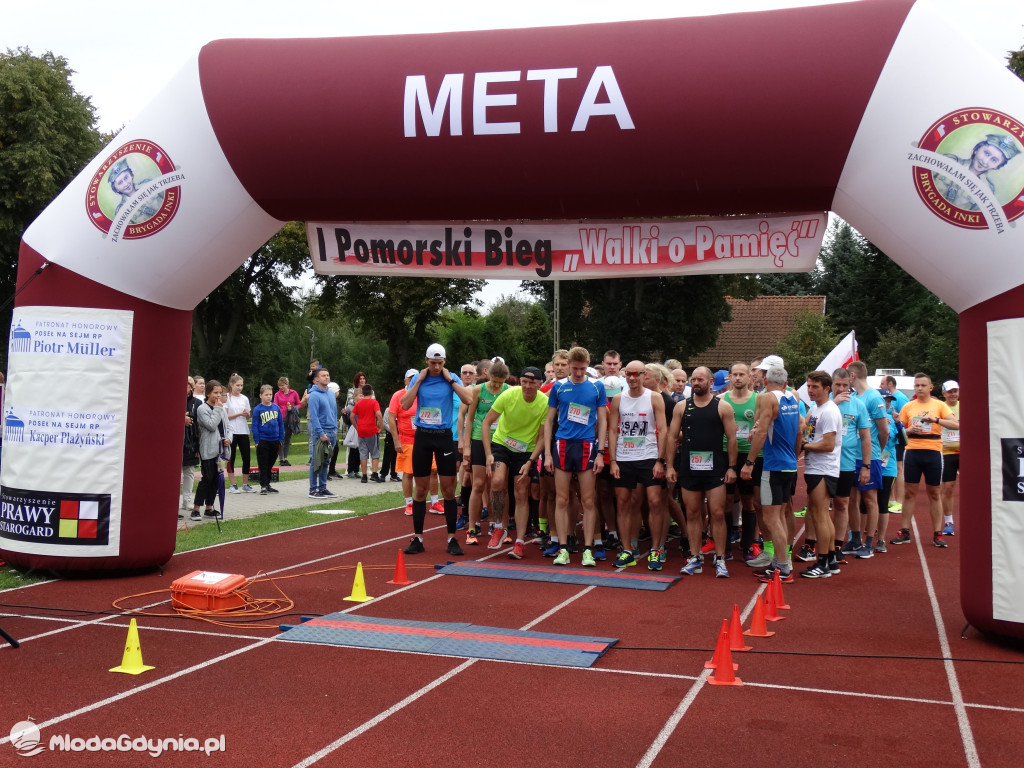 Bieg Inki - Lubichowo 04.09.2021 - bieg i medale