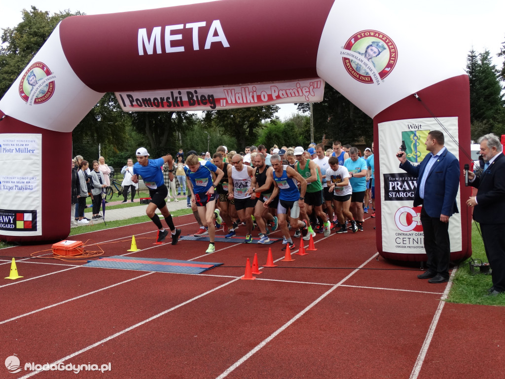 Bieg Inki - Lubichowo 04.09.2021 - bieg i medale