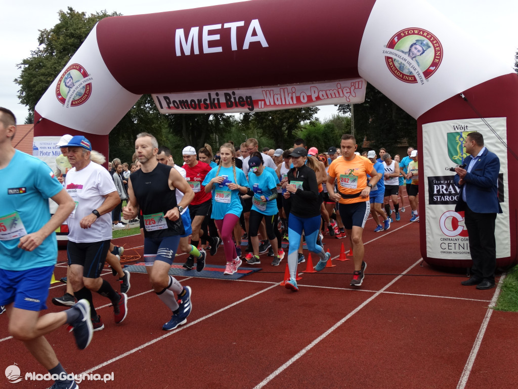 Bieg Inki - Lubichowo 04.09.2021 - bieg i medale