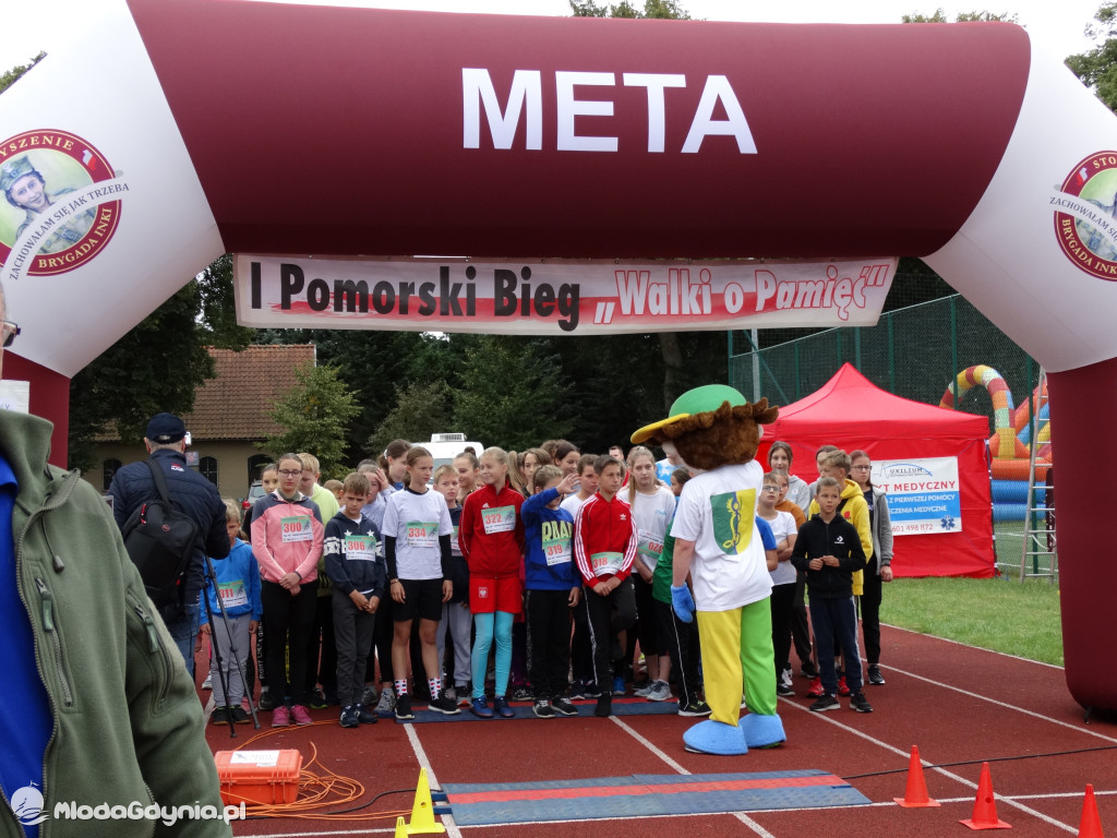 Bieg Inki - Lubichowo 04.09.2021 - bieg i medale