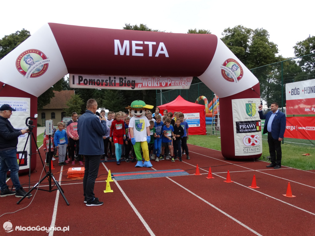 Bieg Inki - Lubichowo 04.09.2021 - bieg i medale