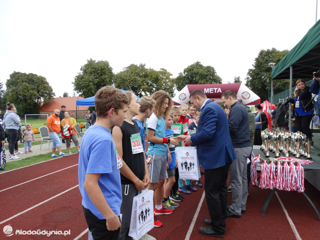 Bieg Inki - Lubichowo 04.09.2021 - bieg i medale