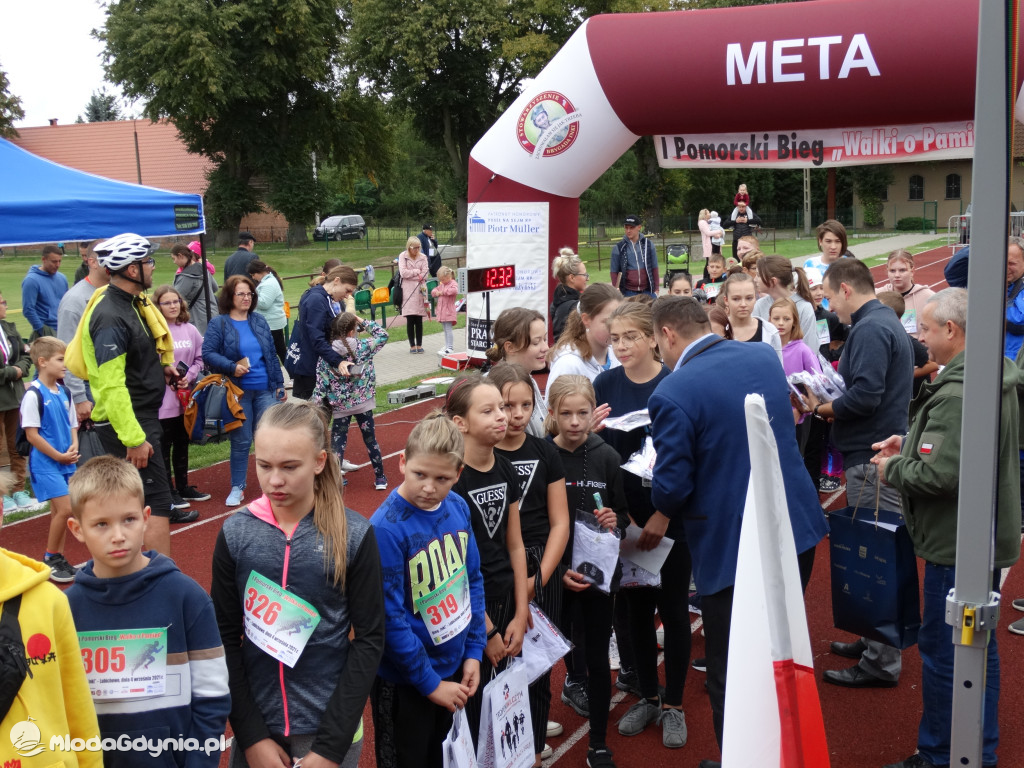 Bieg Inki - Lubichowo 04.09.2021 - bieg i medale