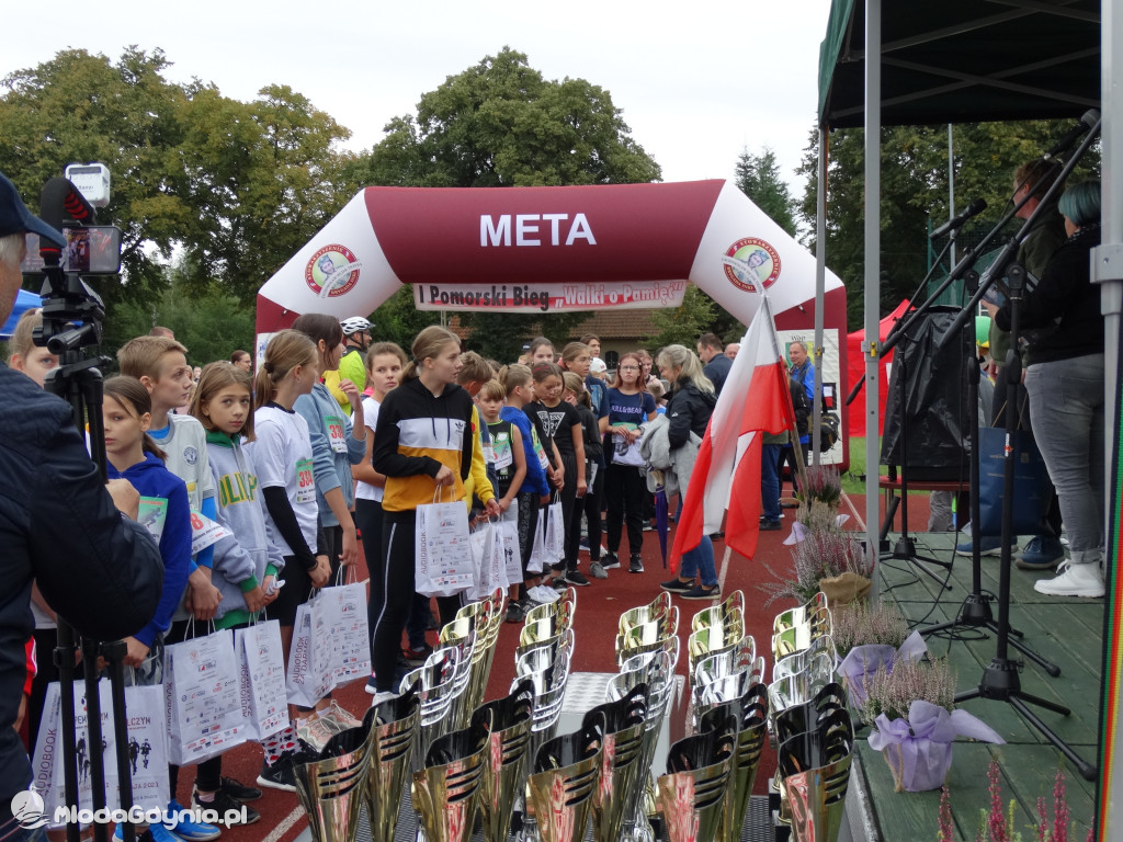 Bieg Inki - Lubichowo 04.09.2021 - bieg i medale