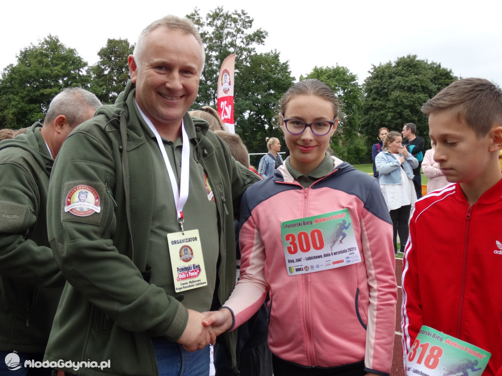 Bieg Inki - Lubichowo 04.09.2021 - bieg i medale