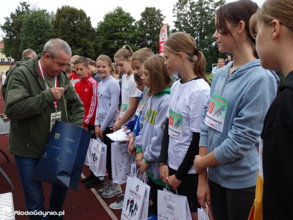 Bieg Inki - Lubichowo 04.09.2021 - bieg i medale