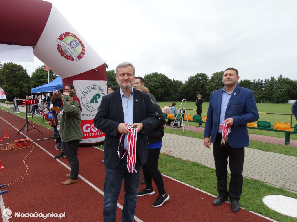 Bieg Inki - Lubichowo 04.09.2021 - bieg i medale