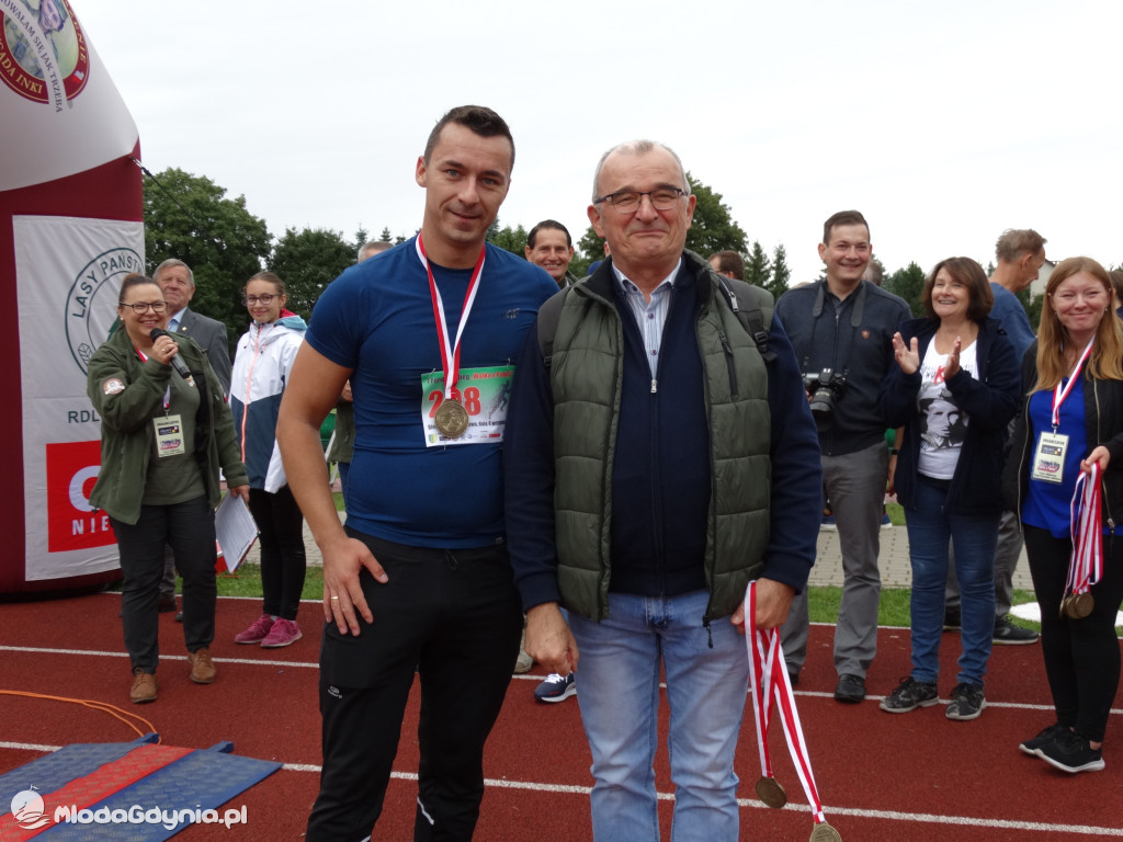 Bieg Inki - Lubichowo 04.09.2021 - bieg i medale