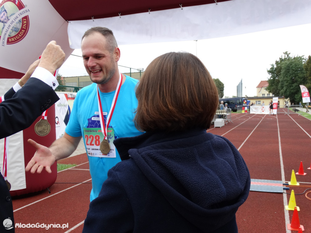 Bieg Inki - Lubichowo 04.09.2021 - bieg i medale