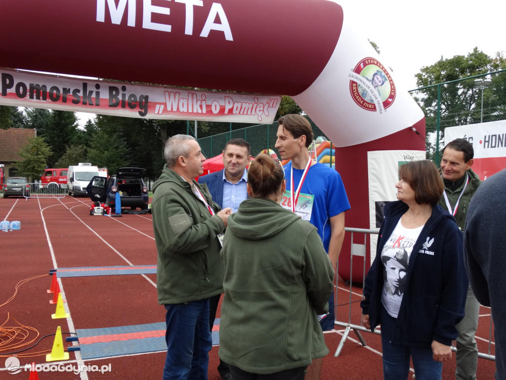 Bieg Inki - Lubichowo 04.09.2021 - bieg i medale