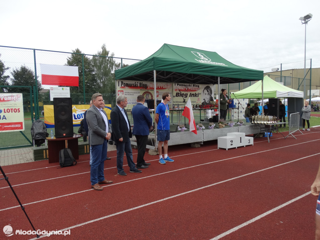 Bieg Inki - Lubichowo 04.09.2021 - wręczenie pucharów
