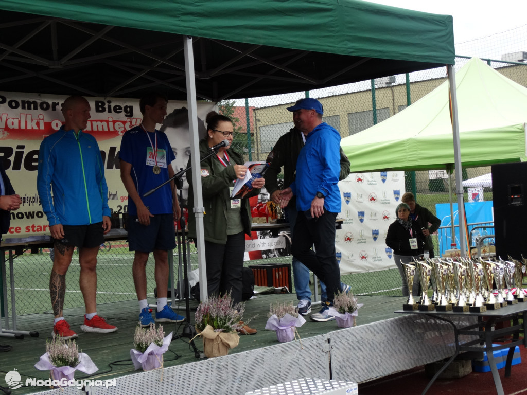 Bieg Inki - Lubichowo 04.09.2021 - wręczenie pucharów