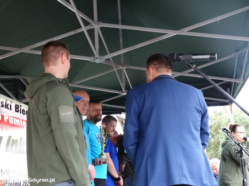 Bieg Inki - Lubichowo 04.09.2021 - wręczenie pucharów